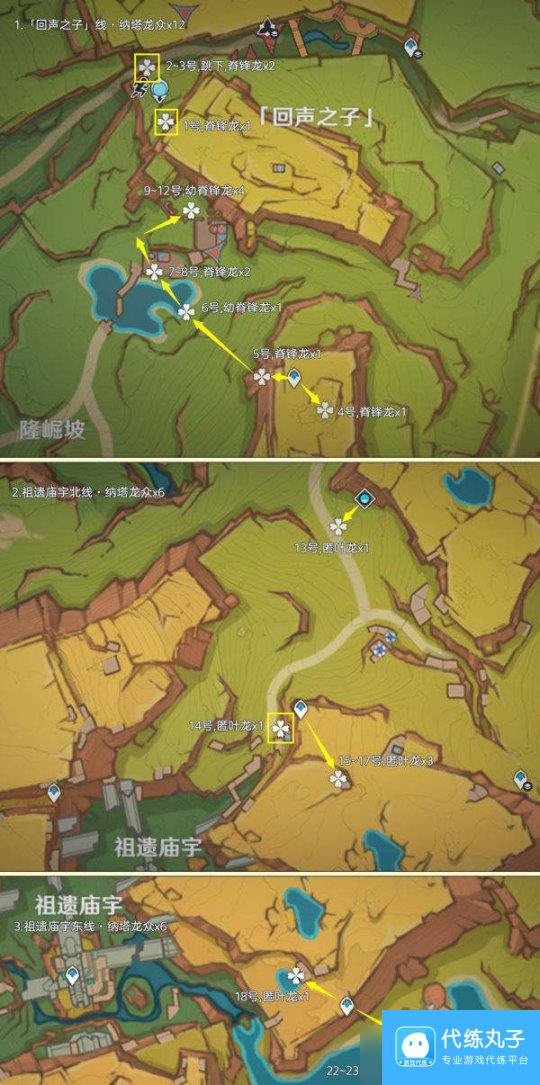 【原神】原锄之旅，纳塔龙众高效率路线篇（115只）