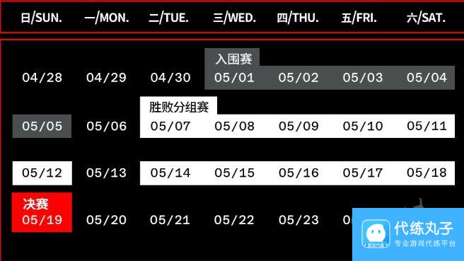 MSI入围赛赛程公布