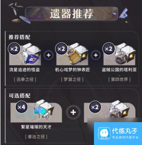崩坏星穹铁道波提欧遗器选择推荐