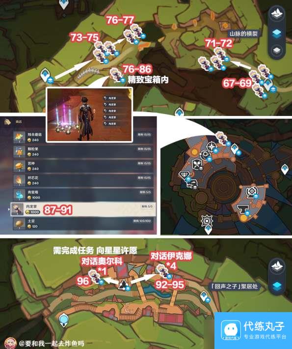 《原神》肉龙掌高效采集路线图一览